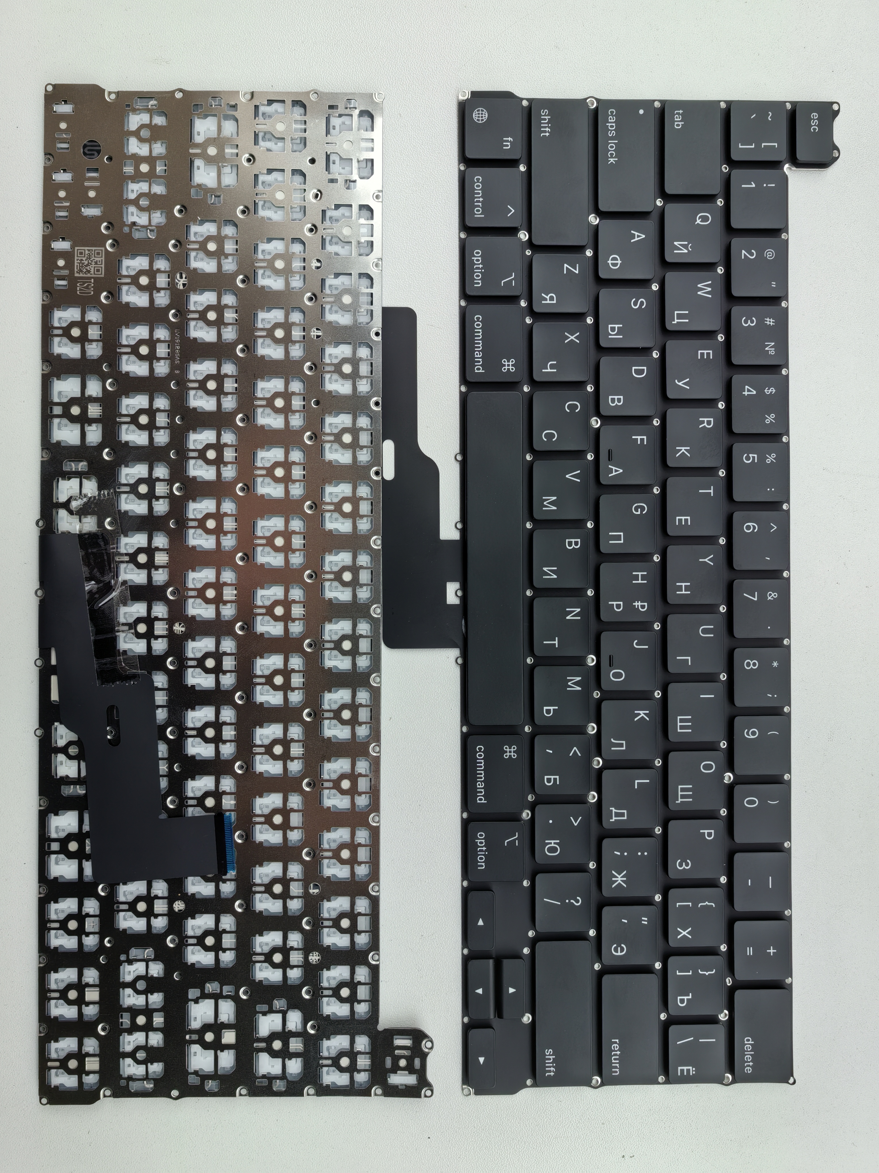 Picture of New Replacement Laptop Keyboard For APPLE A2338 small carriage return BLACK RU Layout